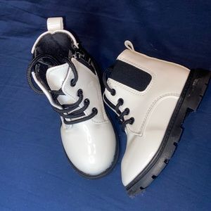 Toddler White Boots